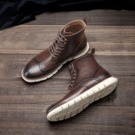 Martin Boots Men's Fashion Independent Station Spring and Autumn New Single Boots Beauty