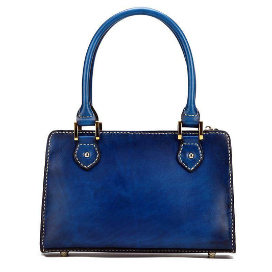 Luxury Handbags Women Bags Retro National Style Cowhide Handbag - Zara-Craft