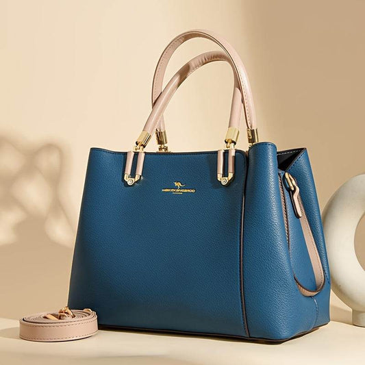 Impeccable Ladies Genuine Leather Handbag - Spacious, Stylish & Versatile - Perfect Commuter Bag with Adjustable Crossbody Strap for Everyday Glamour - Zara-Craft