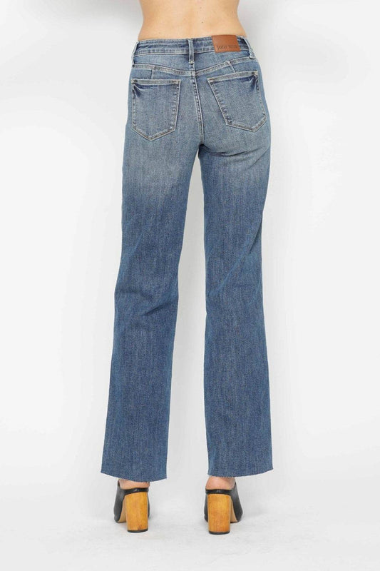 Judy Blue Full Size Tummy Control Straight Women Jeans - Zara-Craft