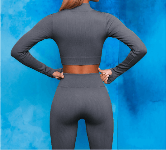Women's Tight-fitting Moisture Wicking Women Yoga Suit - Zara-Craft