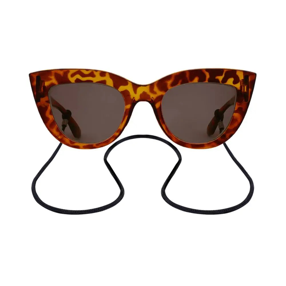 MARE AZZURO Reading Sunglasses Women Vintage Computer Glasses For Farsightedness Cat Eye Magnifying Readers