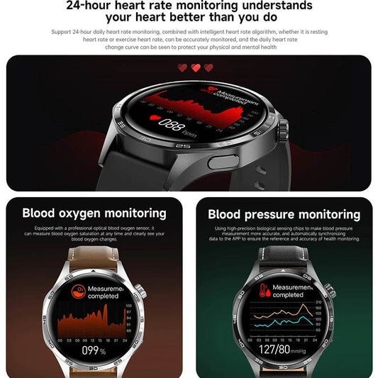 GT5 PRO Smart Watch Men Watch 5 Pro AMOLED HD Screen Bluetooth Call GPS Trajectory NFC Heart Rate Compass SmartWatches New - Zara-Craft