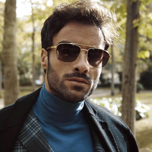 ZENOTTIC Trend Wood Polarized Sunglasses for Men 100% UV Protection Fishing Driving Golf Pilot Shade Sun Glasses - Zara-Craft