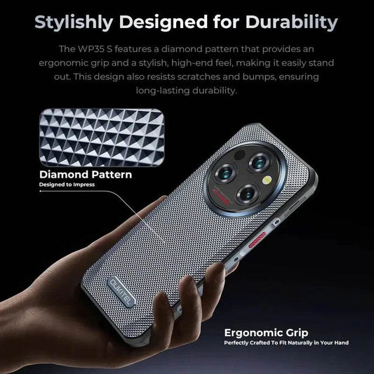 Oukitel WP35 S Rugged Phone 6GB+256GB 6.56'' 11000mAh Android 14 MediaTek Helio G85 44MP Camera NFC OTG 4G Smartphone - Zara-Craft