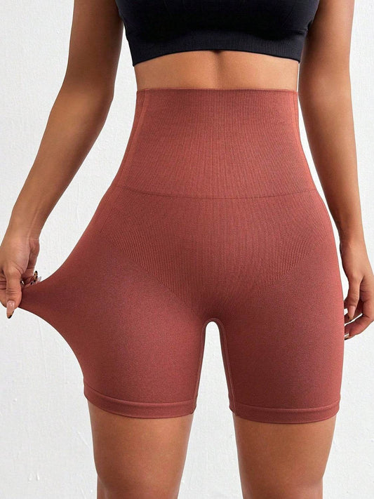Seamless High Waist Women Active Shorts - Zara-Craft