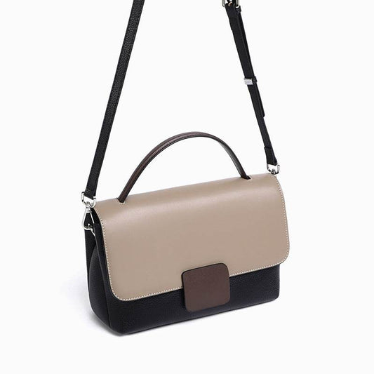 Leather Messenger Women's All-match Shoulder Fashion Handbag - Zara-Craft