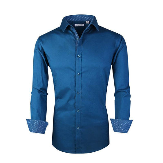 Cotton Stretch Men's Shirt Spring And Autumn Styles - Zara-Craft