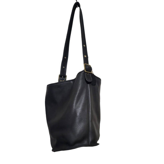 (Used) Coach Ltd. Ed Leather Duffle Women Handbag Made in USA - Zara-Craft