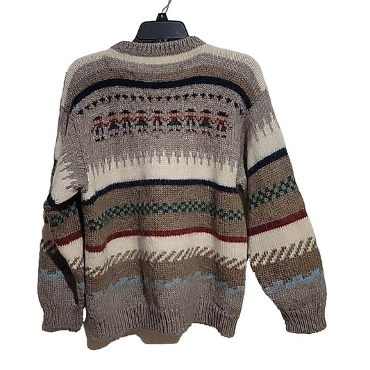(Used) WAZMIN S.R.L HAND MADE IN PERU 100% ALPACA WOOL SWEATER TREASURE - Zara-Craft