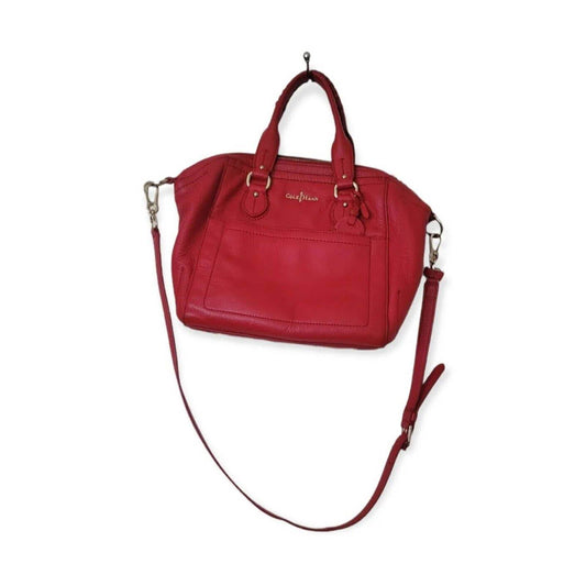 (Used) Cole Haan Red leather Women Handbag - Zara-Craft