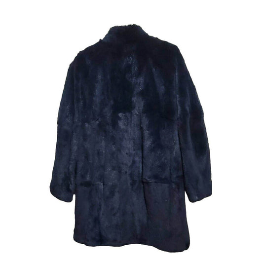(Used) Carol Little Short Fur Sheared Rabit Women Coat Size XL - Zara-Craft