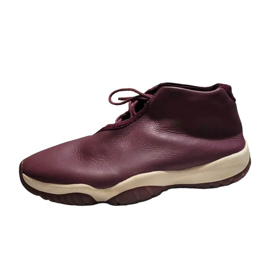 Nike Air Jordan Future Bordeaux Women Purple Leather Basketball Shoes Size 8.5 - Zara-Craft