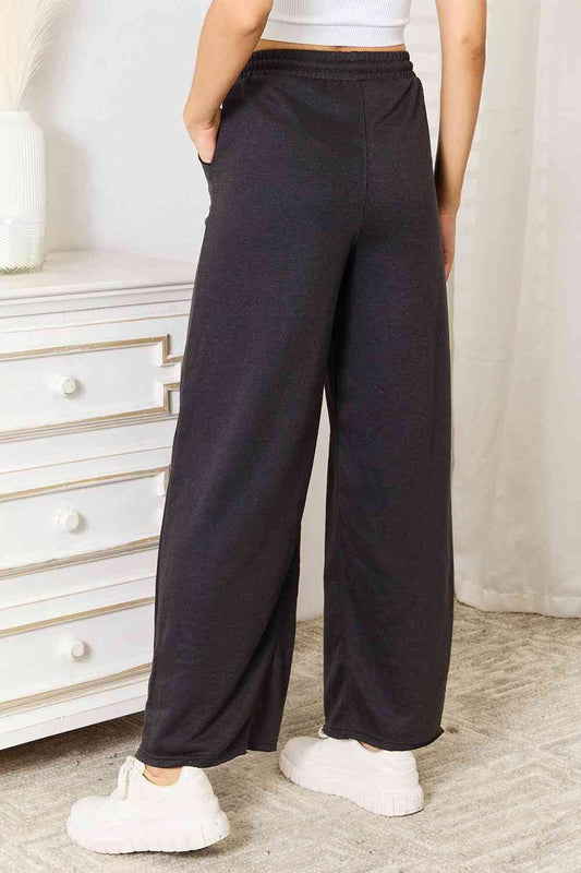 Basic Bae Wide Leg Pocketed Women Pants - Zara-Craft