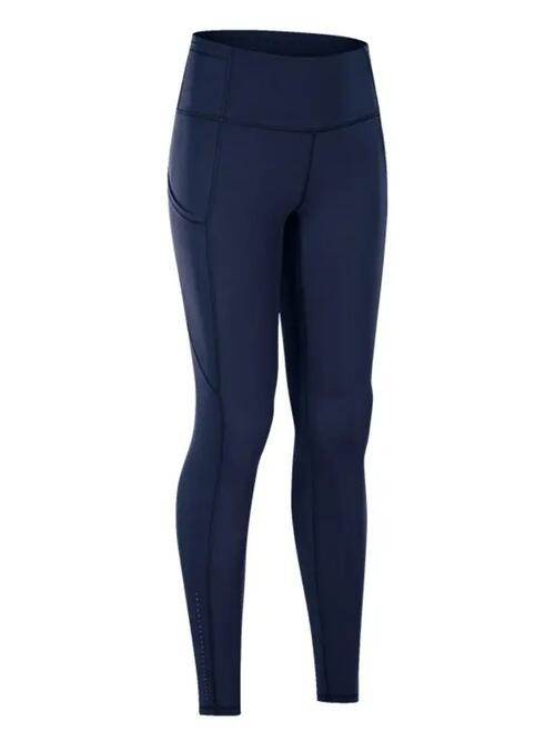 Wide Waistband Sports Women Leggings - Zara-Craft