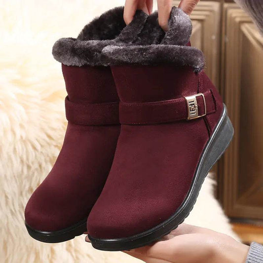 Suede Women Snow Boots - Zara-Craft