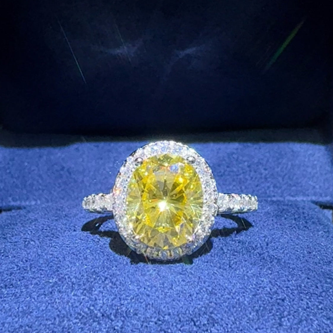 3 Carat Moissanite 925 Sterling Silver Women Ring