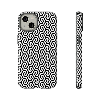 TWISTED GRID | Tough Phone Case