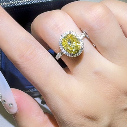 3 Carat Moissanite 925 Sterling Silver Women Ring