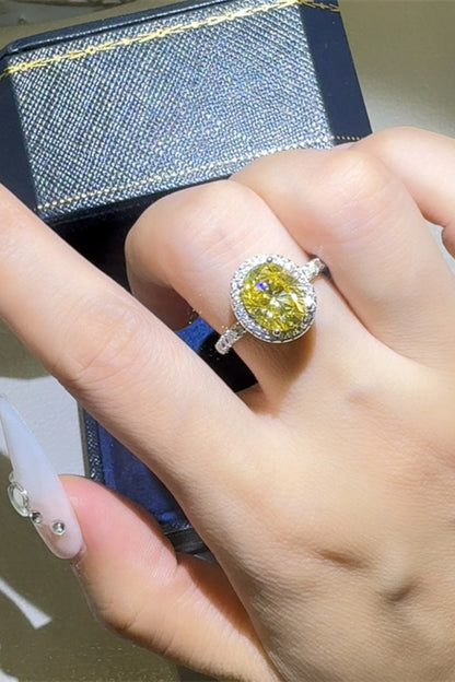 3 Carat Moissanite 925 Sterling Silver Women Ring