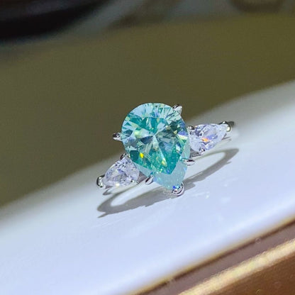 2 Carat 925 Sterling Silver Moissanite Women Ring