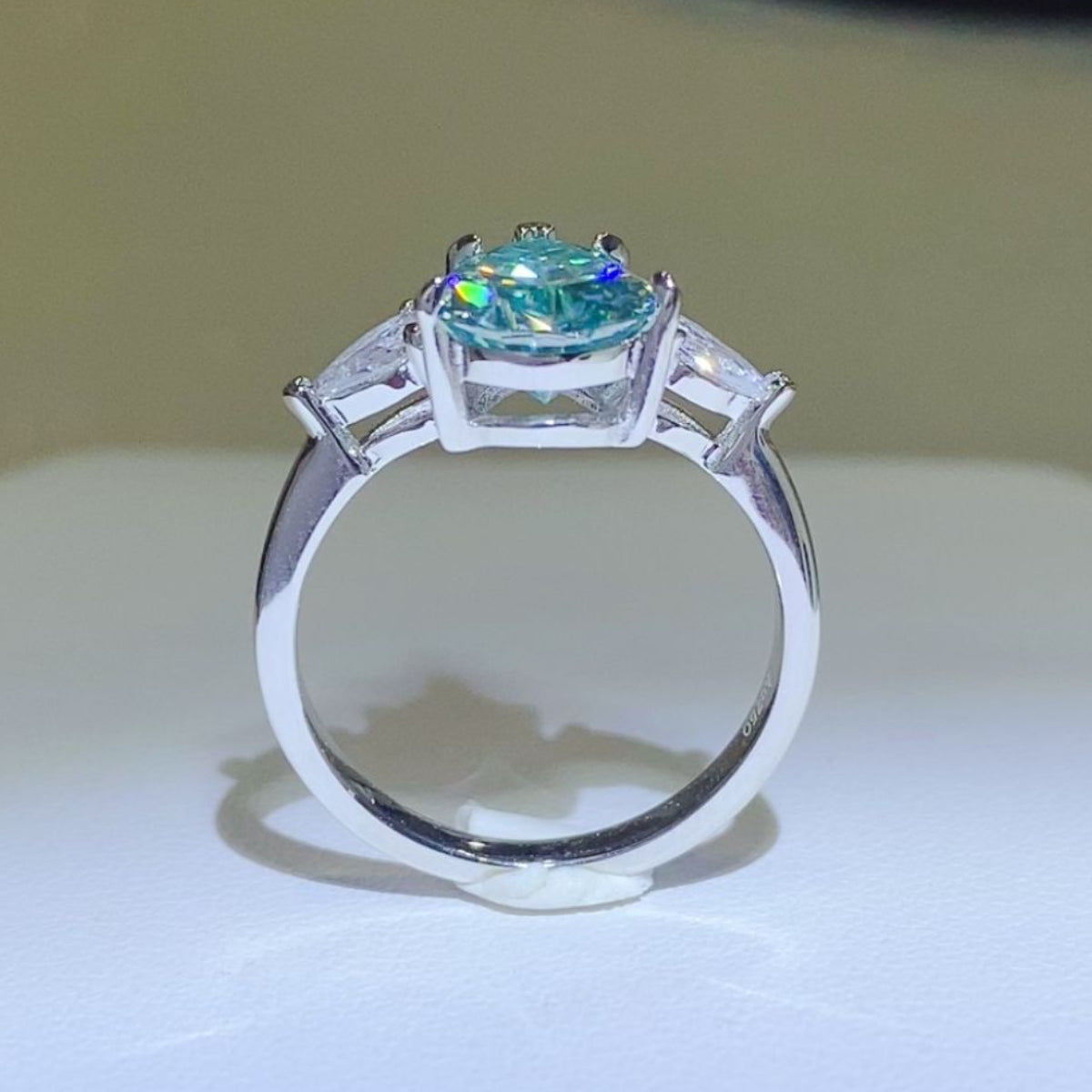 2 Carat 925 Sterling Silver Moissanite Women Ring