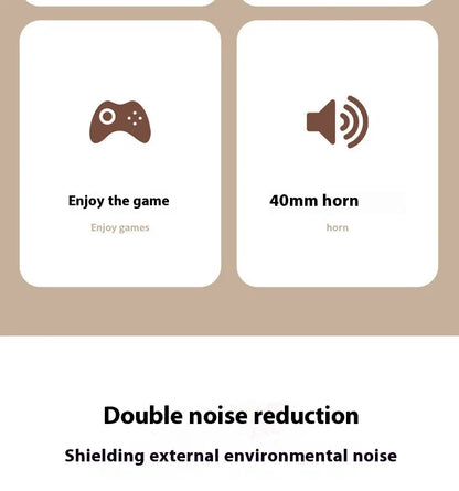 Wireless for Bluetooth Headset with ANC Fashionable Bass Game Sports Features for Mobile Phones