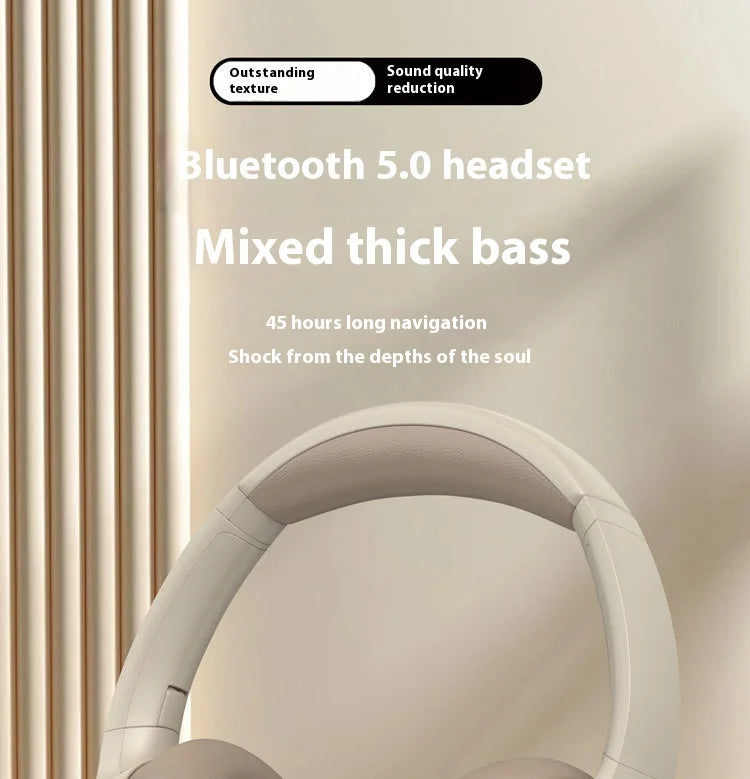 Wireless for Bluetooth Headset with ANC Fashionable Bass Game Sports Features for Mobile Phones