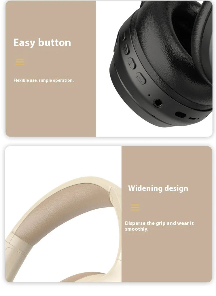 Wireless for Bluetooth Headset with ANC Fashionable Bass Game Sports Features for Mobile Phones