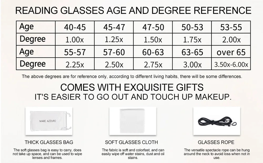 MARE AZZURO Reading Sunglasses Women Vintage Computer Glasses For Farsightedness Cat Eye Magnifying Readers