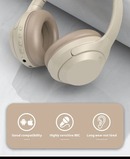 Wireless for Bluetooth Headset with ANC Fashionable Bass Game Sports Features for Mobile Phones