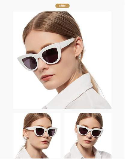 MARE AZZURO Reading Sunglasses Women Vintage Computer Glasses For Farsightedness Cat Eye Magnifying Readers
