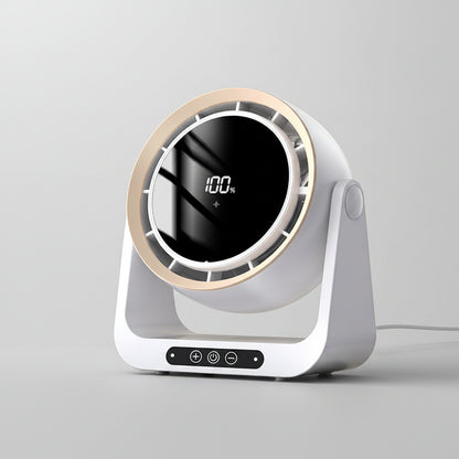 Leafless Desktop Remote Control Fan Air Circulation Fan Home USB Charging Dormitory Small Turbine Electric Fan