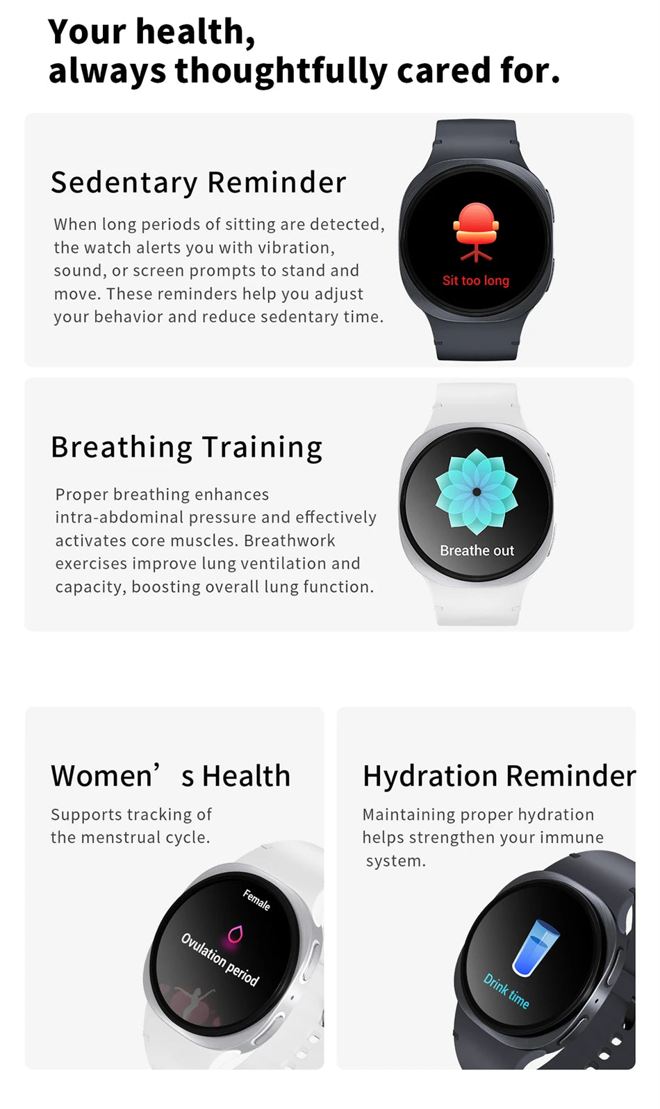 New Watch 8 Mini GPS Track Smart Watch For Men Women Map Navigation Fitness Tracker IP68 Waterproof Compass Call Smartwatch