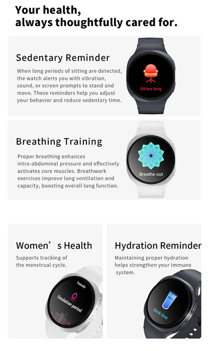 New Watch 8 Mini GPS Track Smart Watch For Men Women Map Navigation Fitness Tracker IP68 Waterproof Compass Call Smartwatch