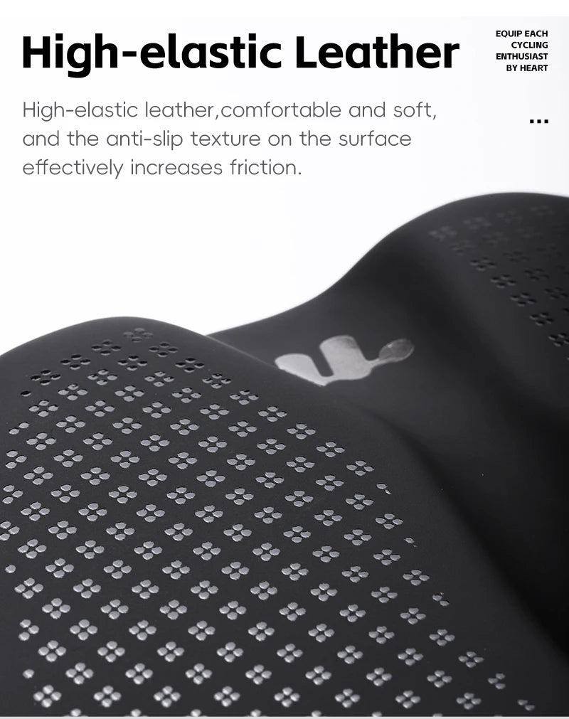 WEST BIKING Bicycle Saddle Comfortable Bike Seat Wear-resistant PU Leather Hollow Road Bicycle Parts Cycling Saddle Bike Cushion