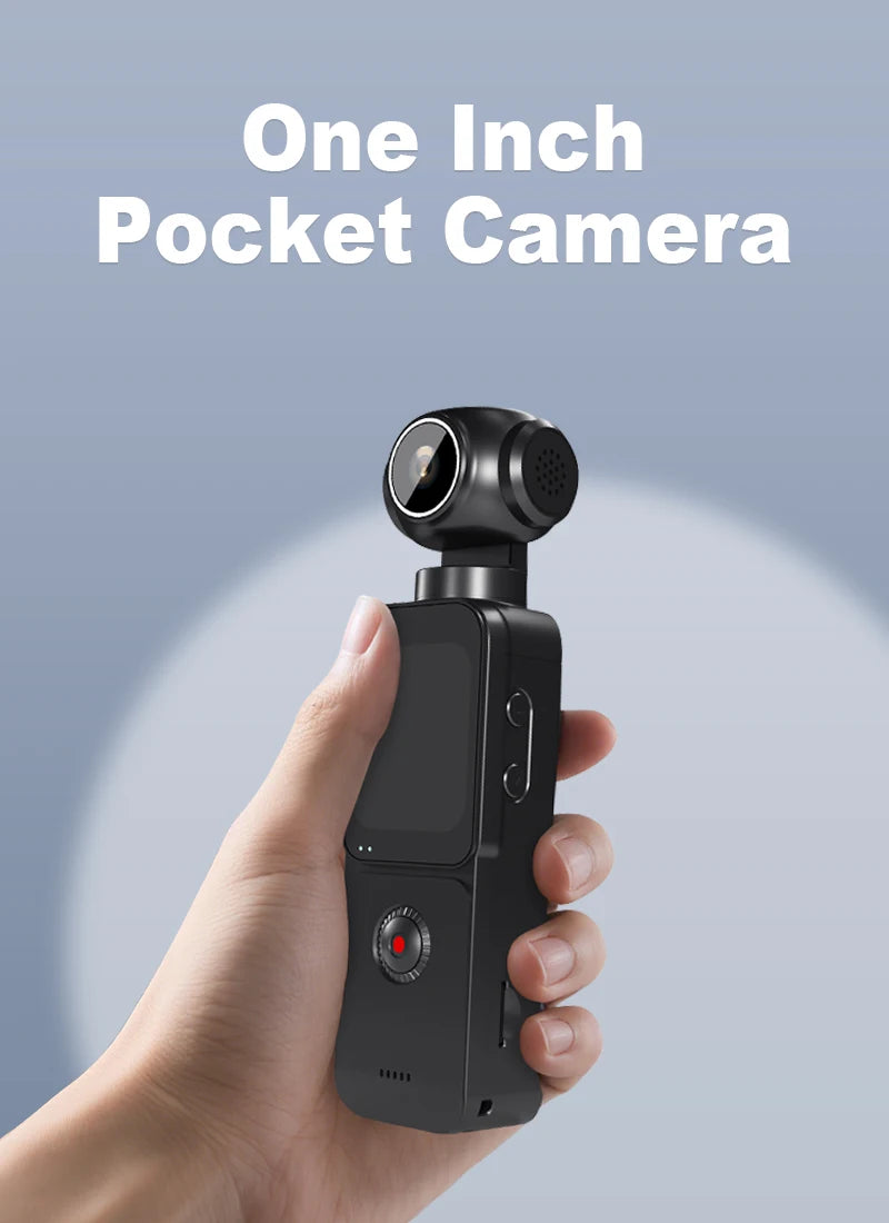 AEVYVKV 5K Ultra HD Pocket Action Camera 270° Rotatable Vlog WIFI Sports Camera ELS Anti-Shake Bicycle Outdoor Sports Camera Recorder