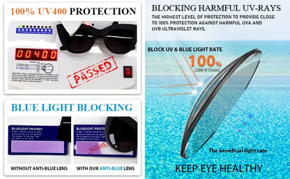 MARE AZZURO Reading Sunglasses Women Vintage Computer Glasses For Farsightedness Cat Eye Magnifying Readers