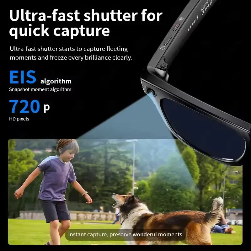 Camera with EIS algorithm and 720p HD pixels feature, 
