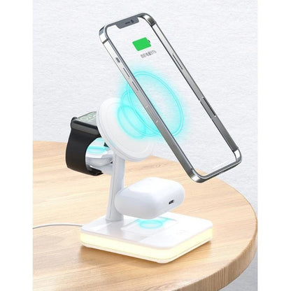 K0EA 15W Wireless Charger Magnetic Suction for Multiple Devices Watch Phone Wireless Charging Base