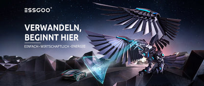 ESSGOO 9 Inch Touch Screen Portable Car Stereo Radio Wireless Apple Carplay Android Auto USB TF Bluetooth Mirror Link