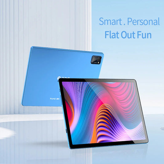 10.1" Tablet with keyboard, mouse, and accessories double Sim & Cameras