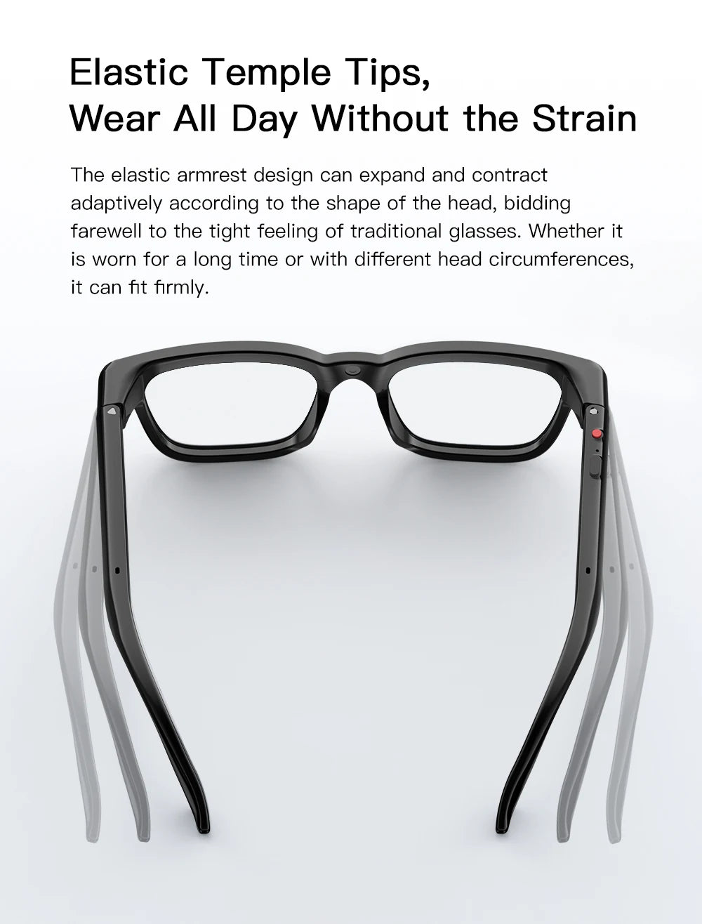 LIGE Smart Glasses HD Photo Video Open AI Record Translation Touch Photochromic Lenses Bluetooth Call Music Multifunction Glasses