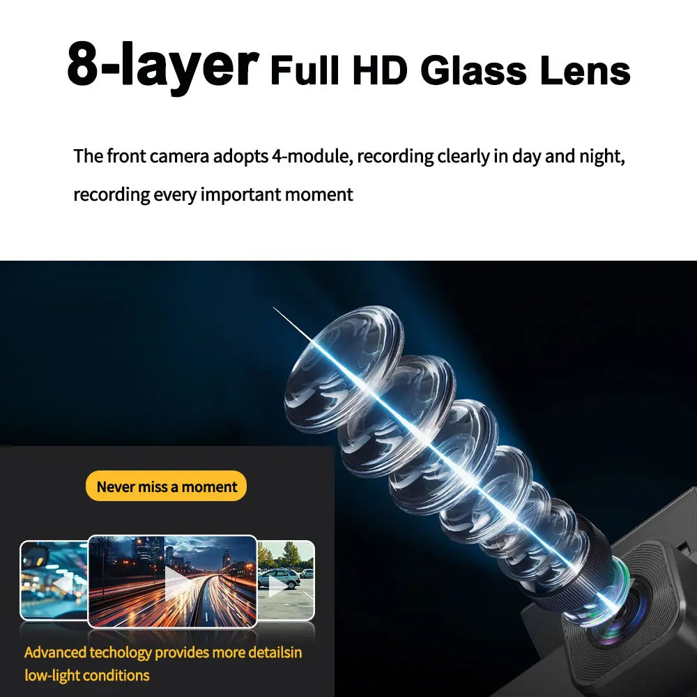 Car dashboard camera system with GPS, WiFi,