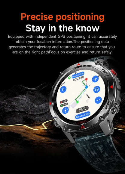 LIGE New Professional GPS Track Sports Smartwatch