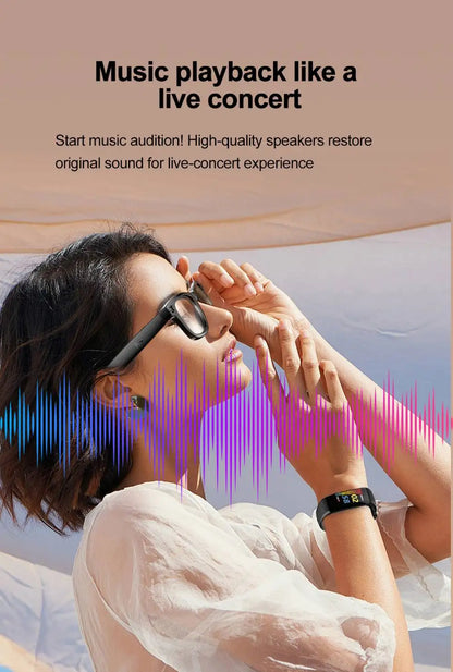 LIGE Smart Glasses Photography Video AI Intelligent Interactive Translation IOS Andirod Glasses