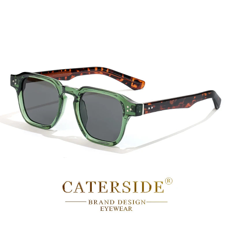 CATERSIDE Classic Square Sunglasses Luxury Brand Sun Glasses Travel Beach Party Festival