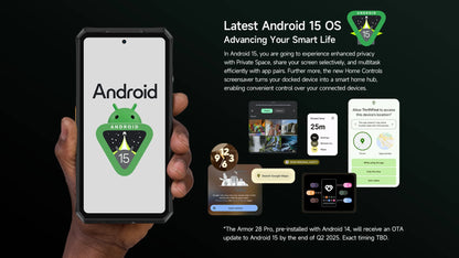 Ulefone Armor 28 Pro 5G AI Rugged Phone 512GB ROM Smartphone 120W 10600mAh 6.67”【Ships from US