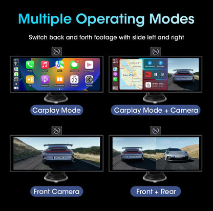 11.26″ 4K ADAS Dash Cam Display Wireless Android Auto CarPlay Screen DVR Dual Recording Night Vision Car Intelligent Systems FM