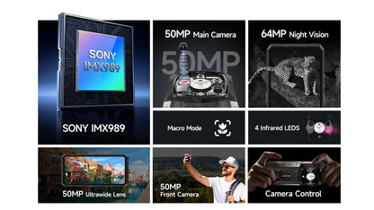 Ulefone Armor 28 Pro 5G AI Rugged Phone 512GB ROM Smartphone 120W 10600mAh 6.67”【Ships from US